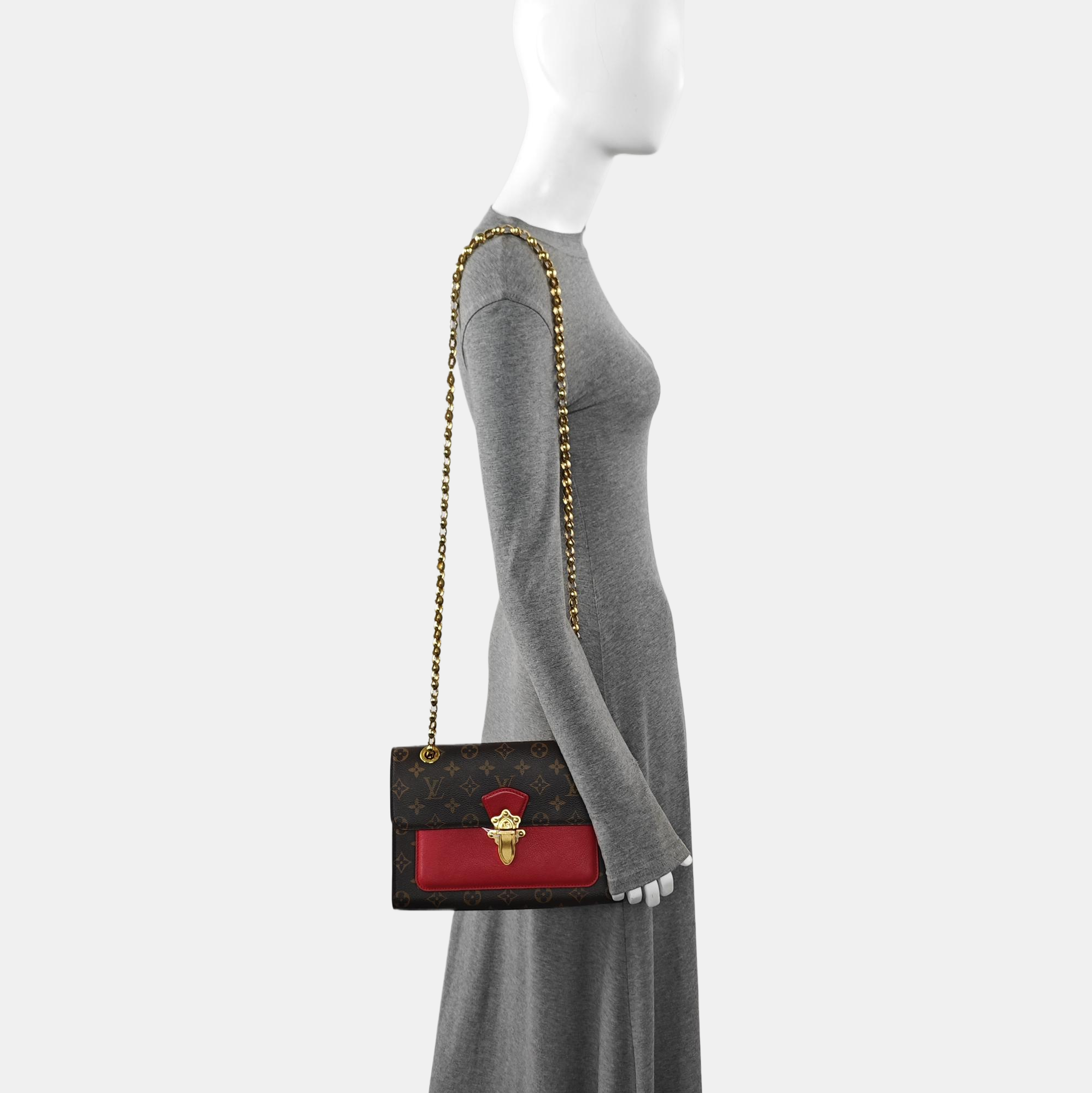 VICTOIRE Monogram Coated Canvas Brown