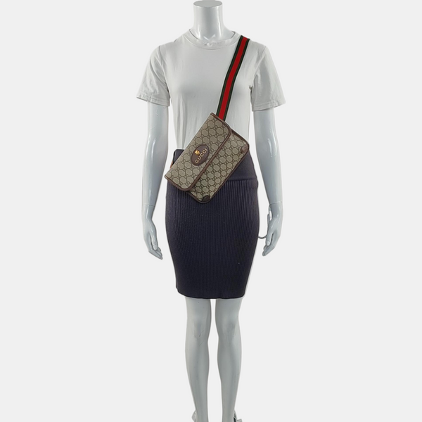 Neo Vintage Monogram Coated Canvas Beige
