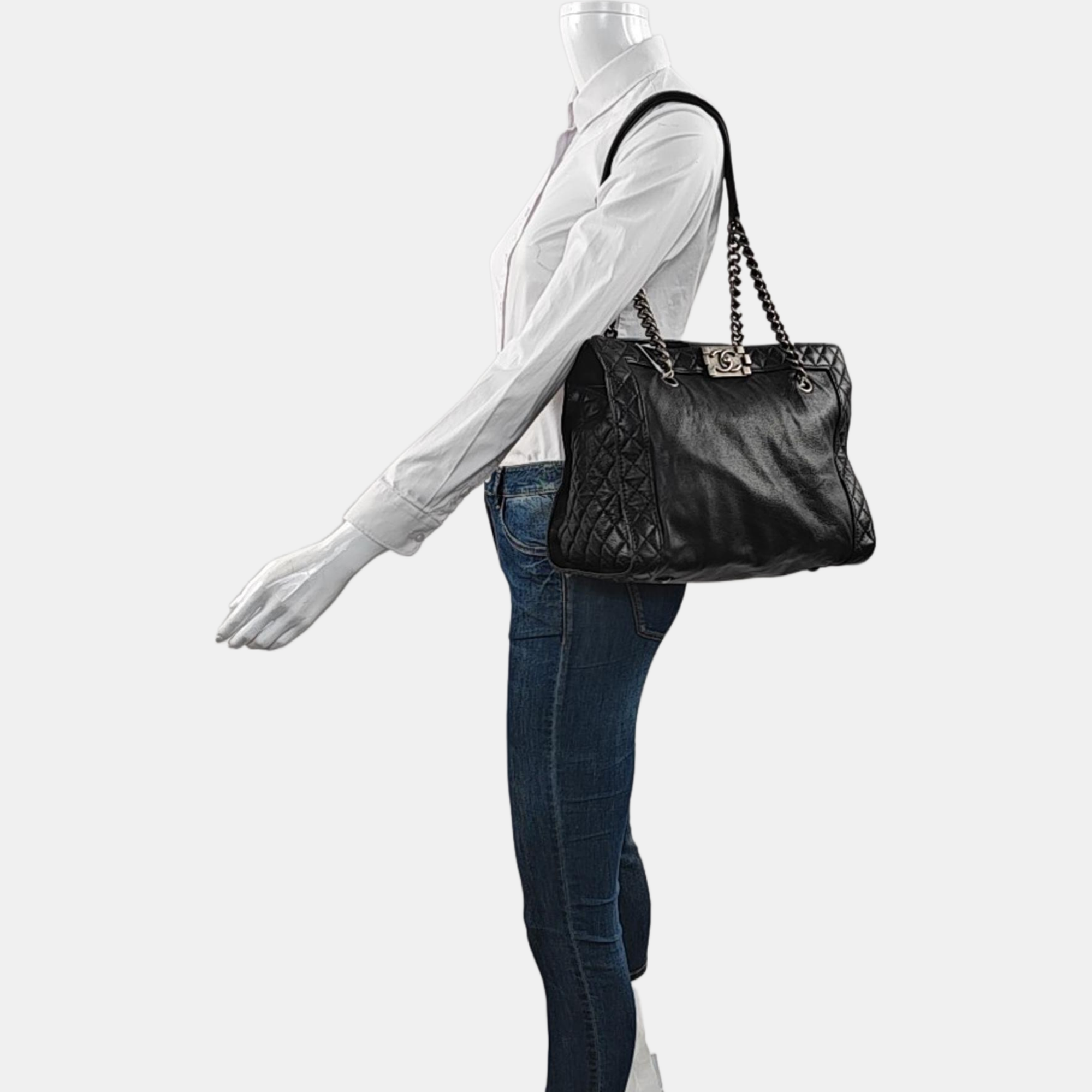 Quilted Calfskin Black