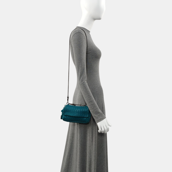 Messenger Mini Lambskin Blue