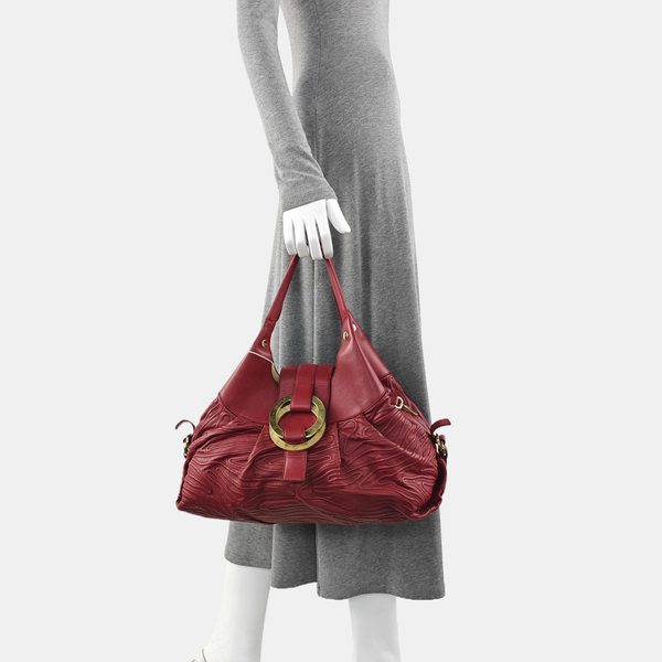 CHANDRA Calfskin Red