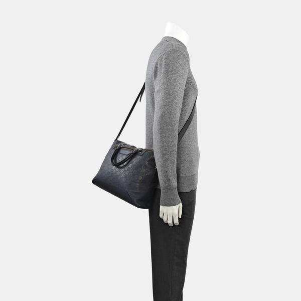 AVENUE Damier Calfskin Blue