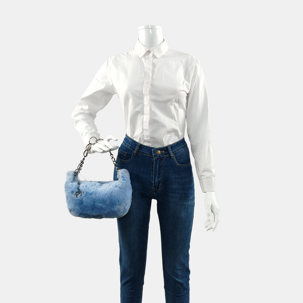 Rabbit Fur Blue