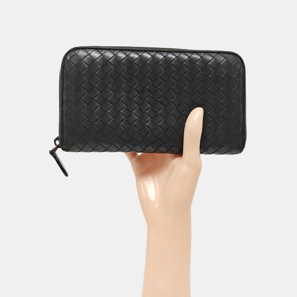 Calfskin Wallet Gray