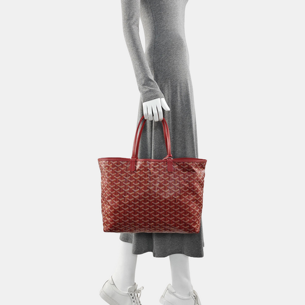 Saint Louis PM Coated Canvas Red