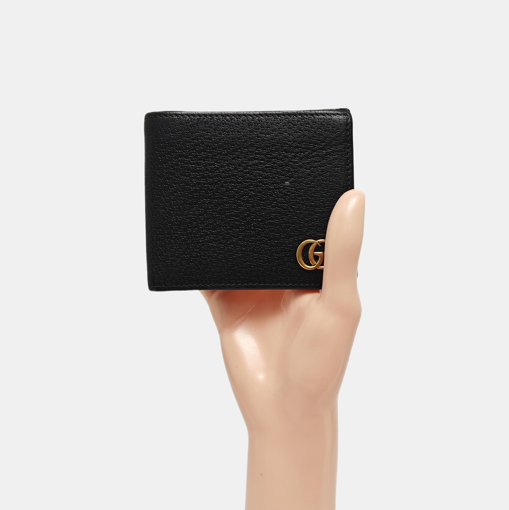 GG Marmont Mini Cartera de Piel de Becerro Negra