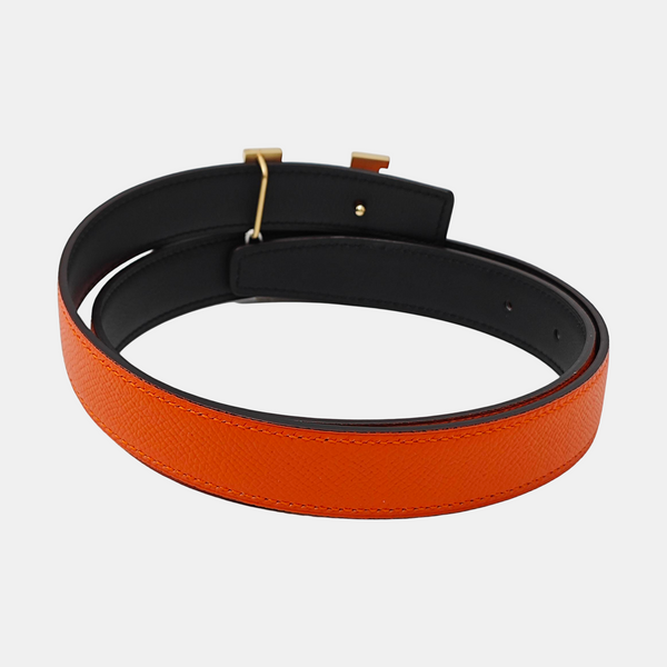 Leather Belt Orange