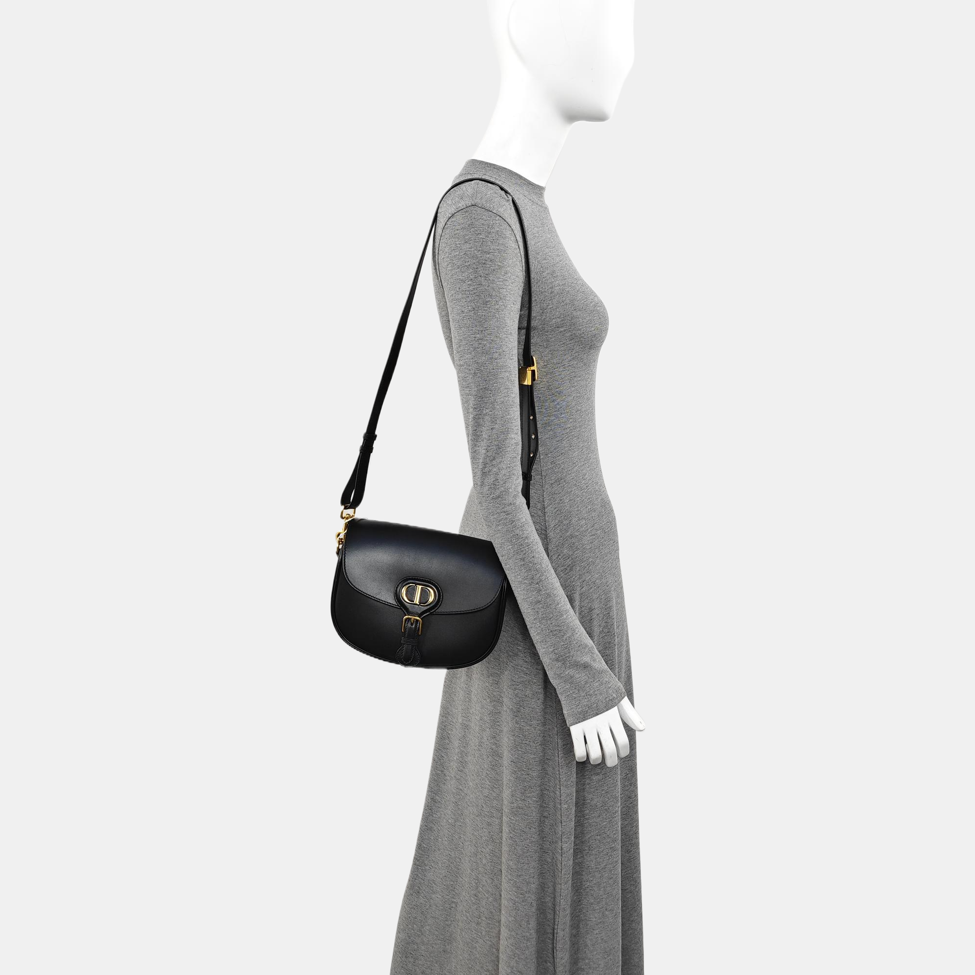 Bobby Medium Calfskin Black
