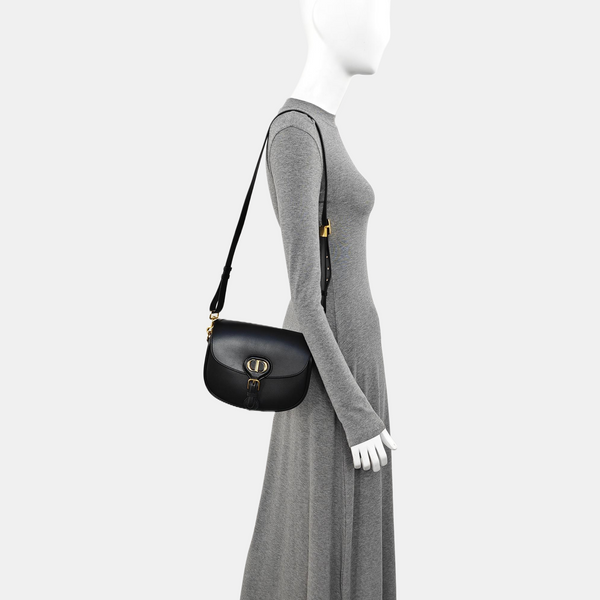 Bobby Medium Calfskin Black