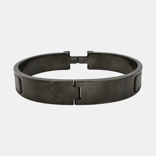 Clic Hh Metal Black Bangle
