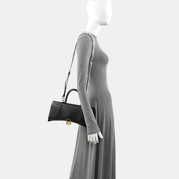 Hourglass Calfskin Black