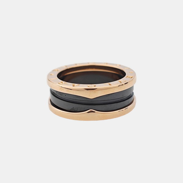 B.ZERO1 18k Rose Gold Ring EU 53