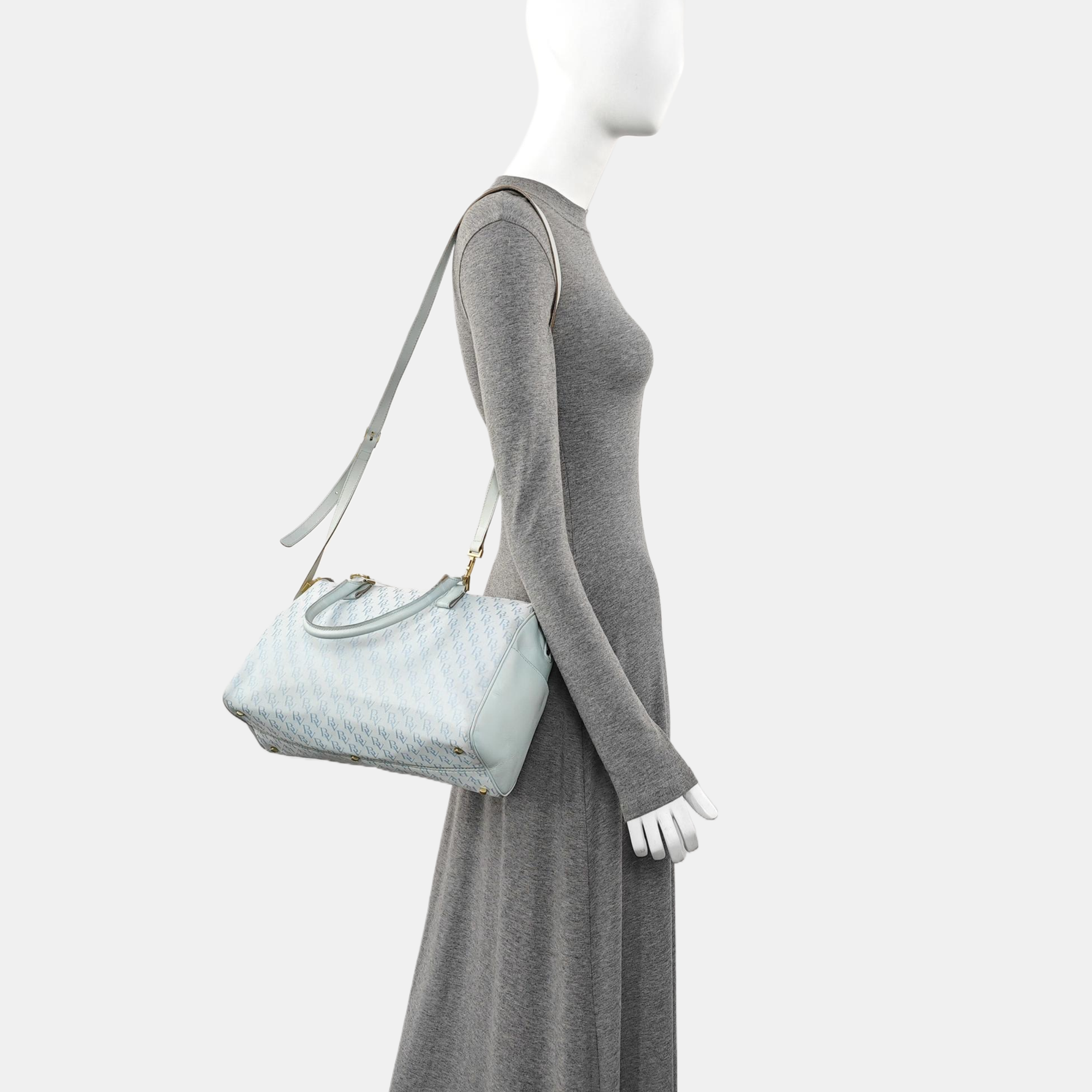 Canvas Shoulder Bag Blue