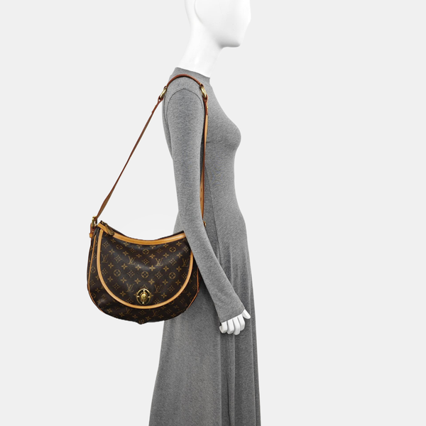 TULUM GM Monogram Coated Canvas Brown