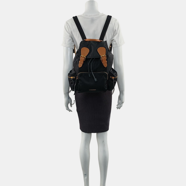 The Rucksack Medium Nylon Black
