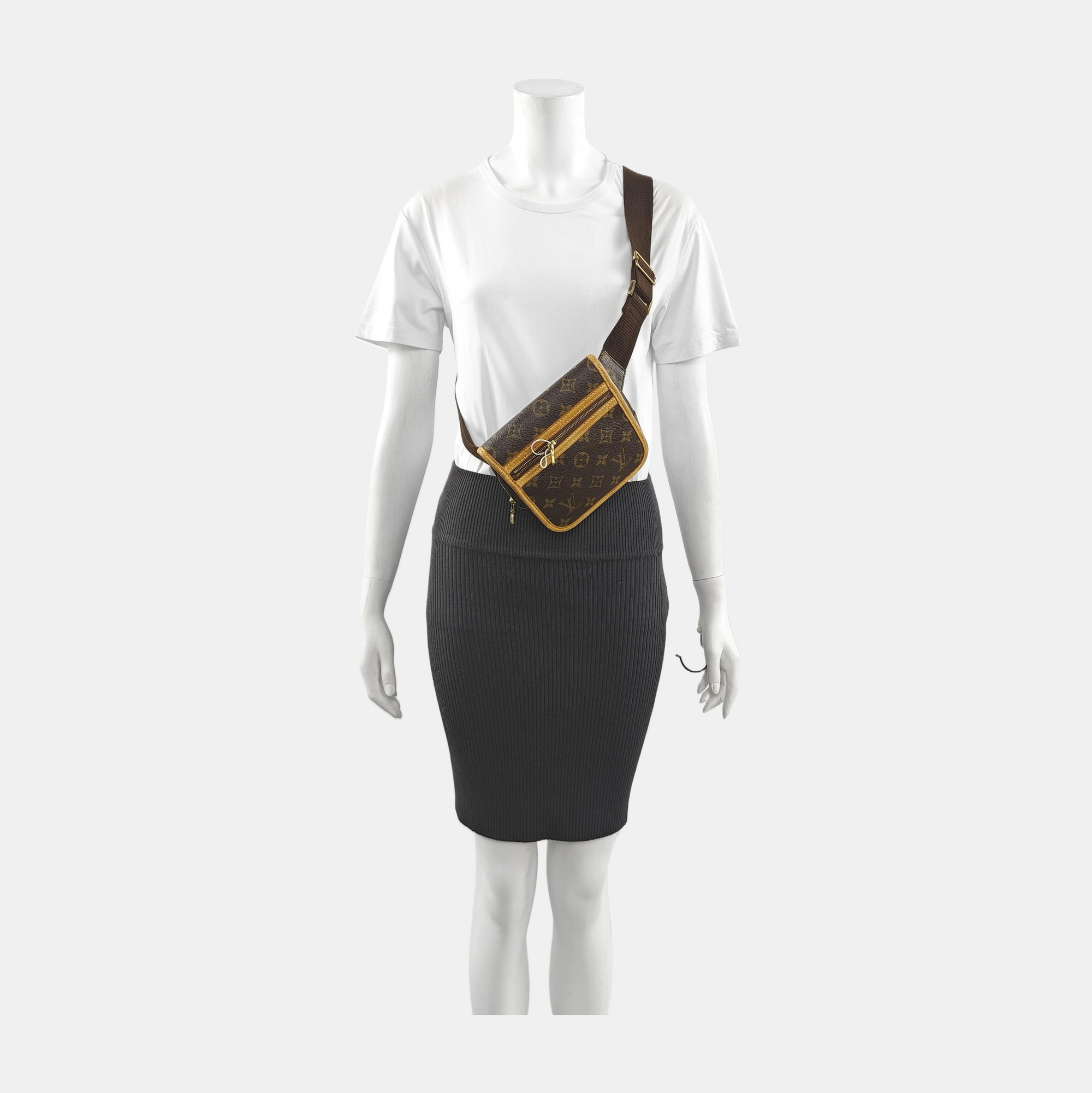 BOSPHORE Monogram Coated Canvas Brown
