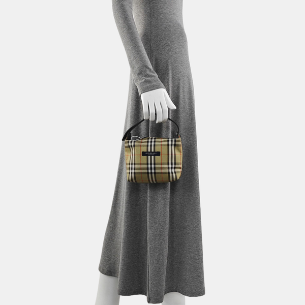 Canvas Top Handle Bag Beige
