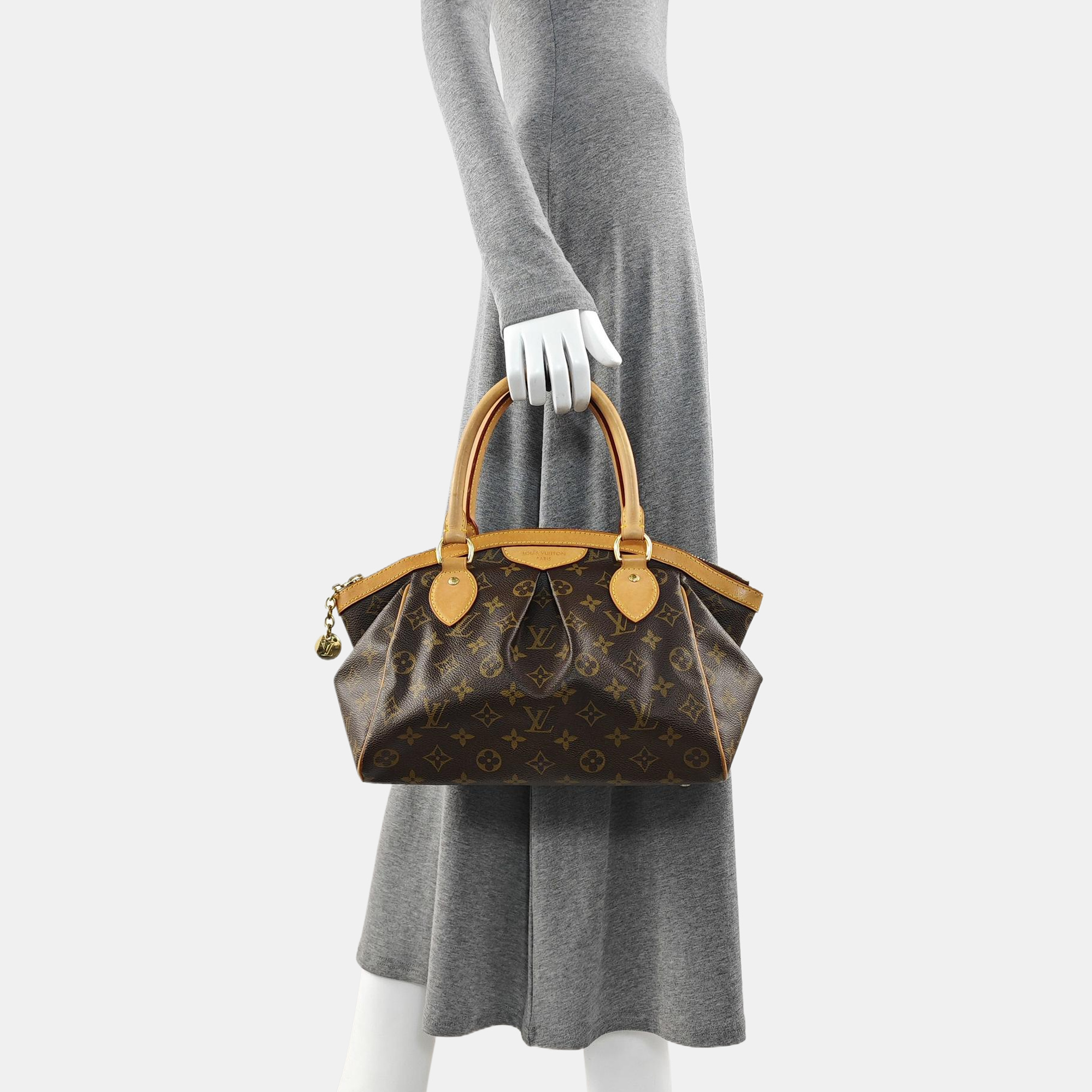 TIVOLI PM Monogram Coated Canvas Brown