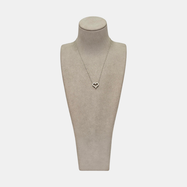 Tiffany Hearts Platinum 950 Silver Necklace