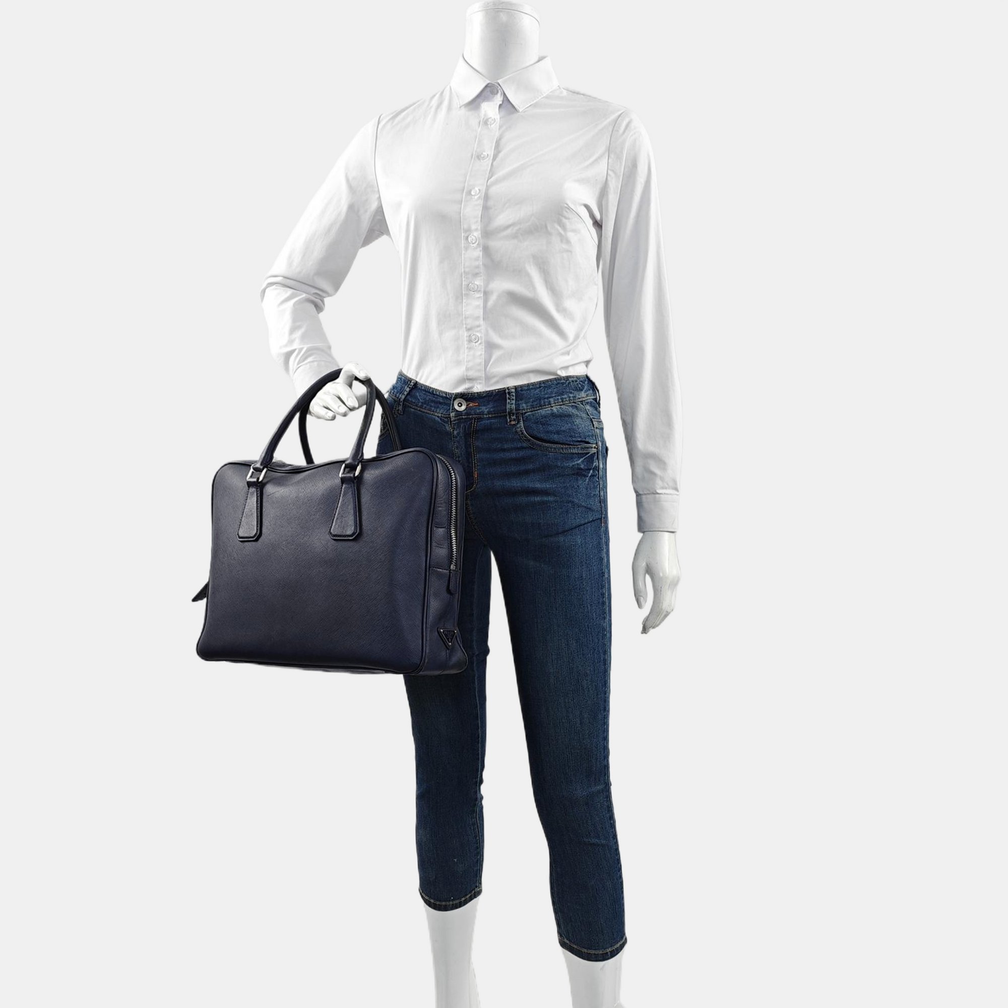 Saffiano Calfskin Blue