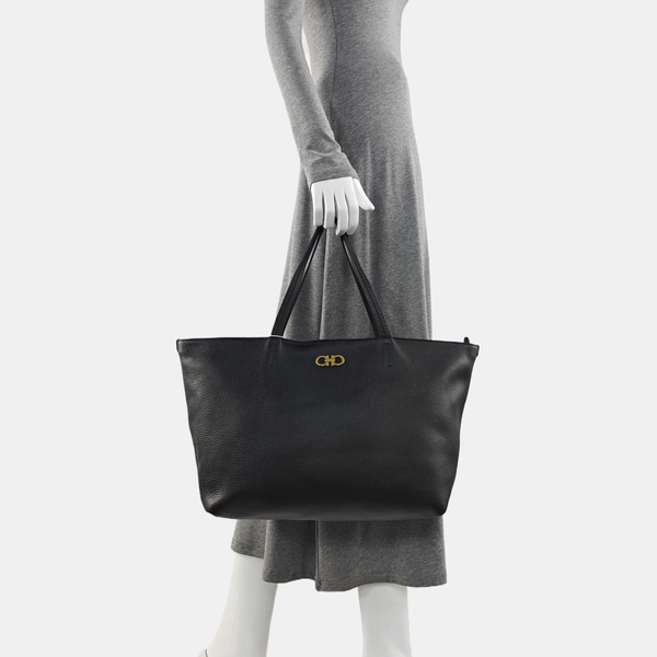Calfskin Tote Bag Black