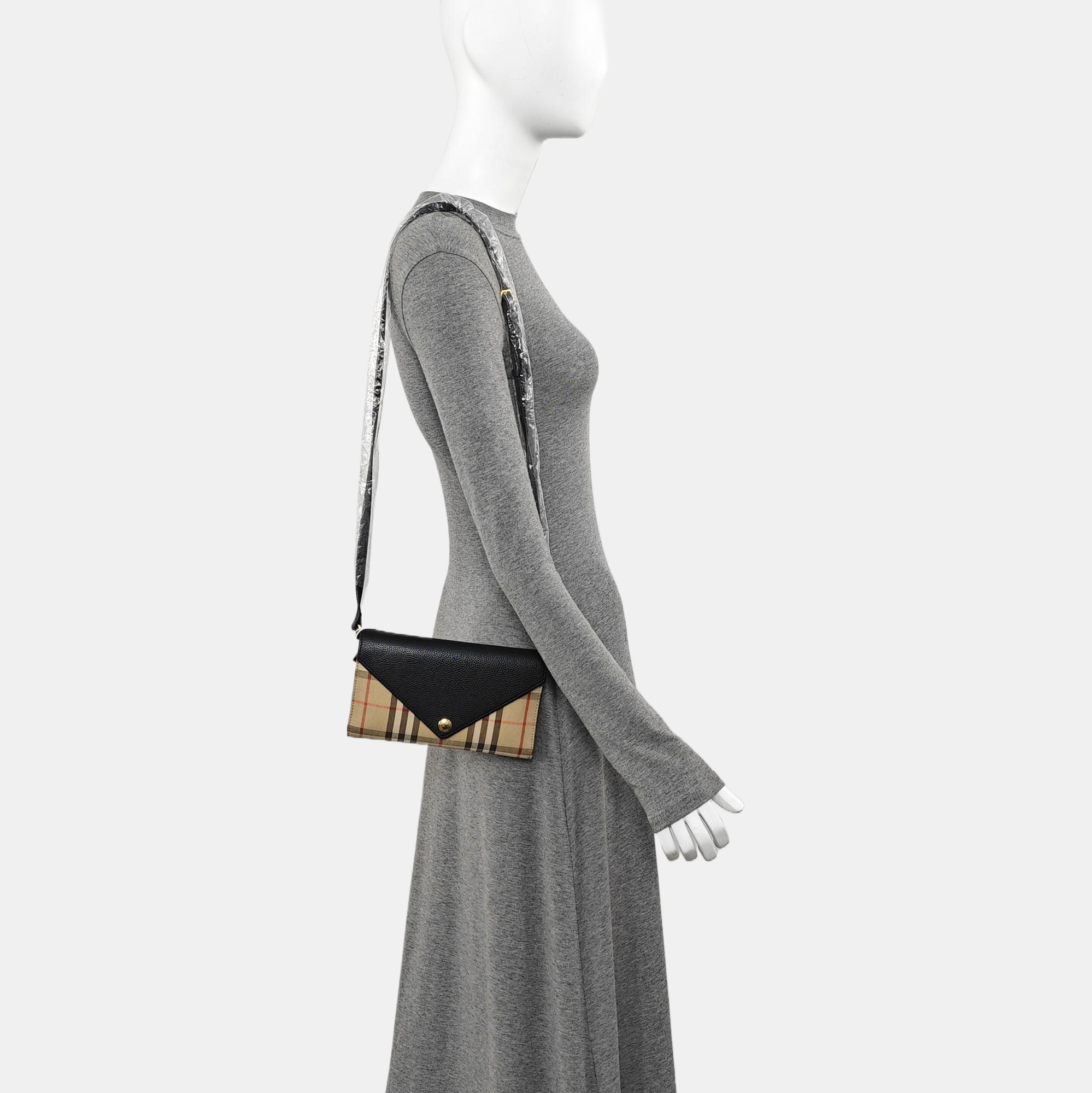 Canvas Shoulder Bag Black