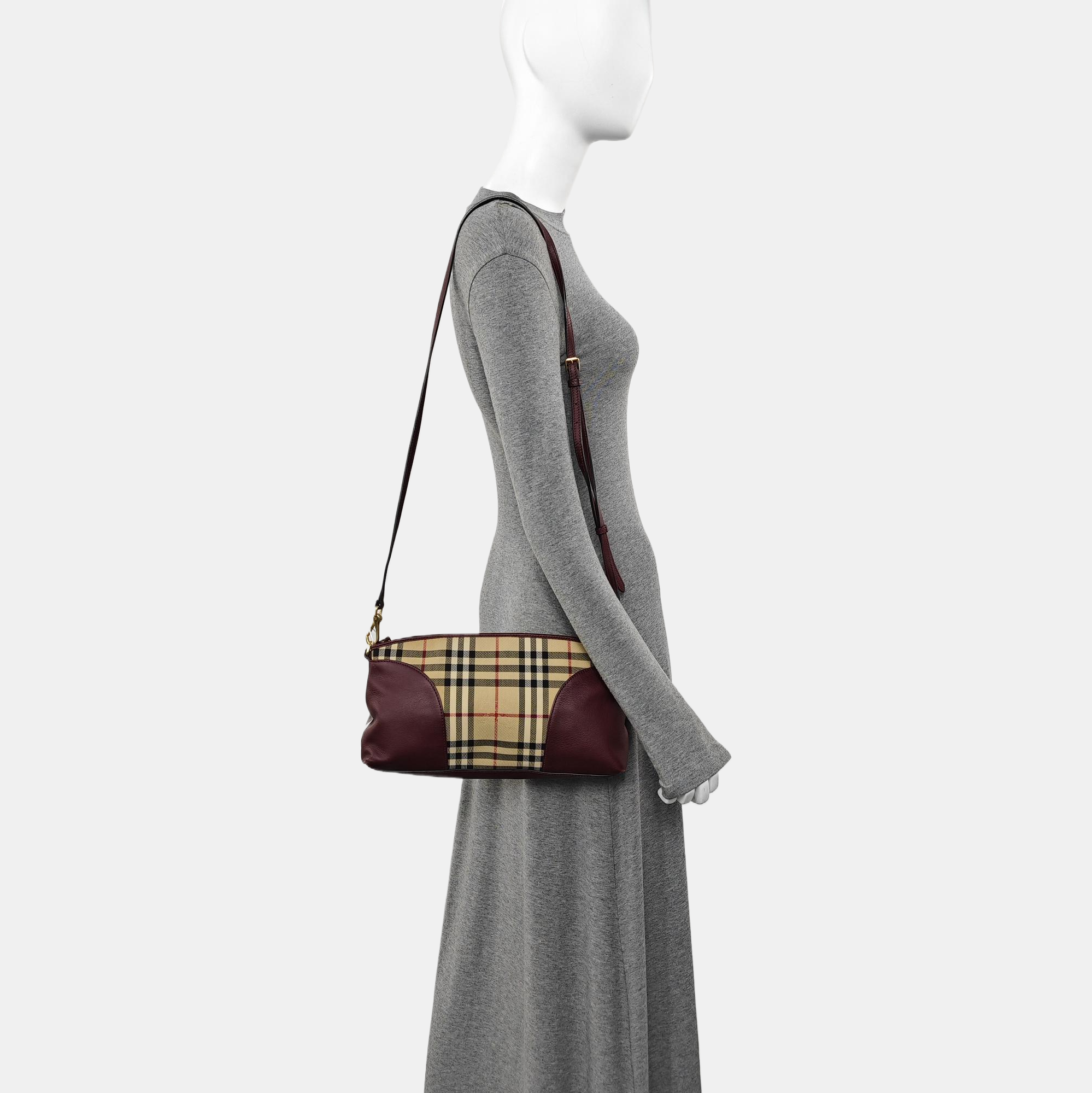 Canvas Shoulder Bag Beige