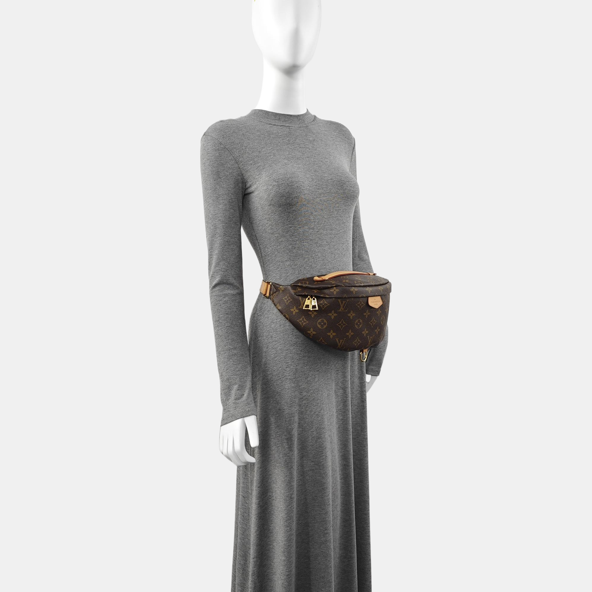 BUMBAG Monogram Coated Canvas Brown