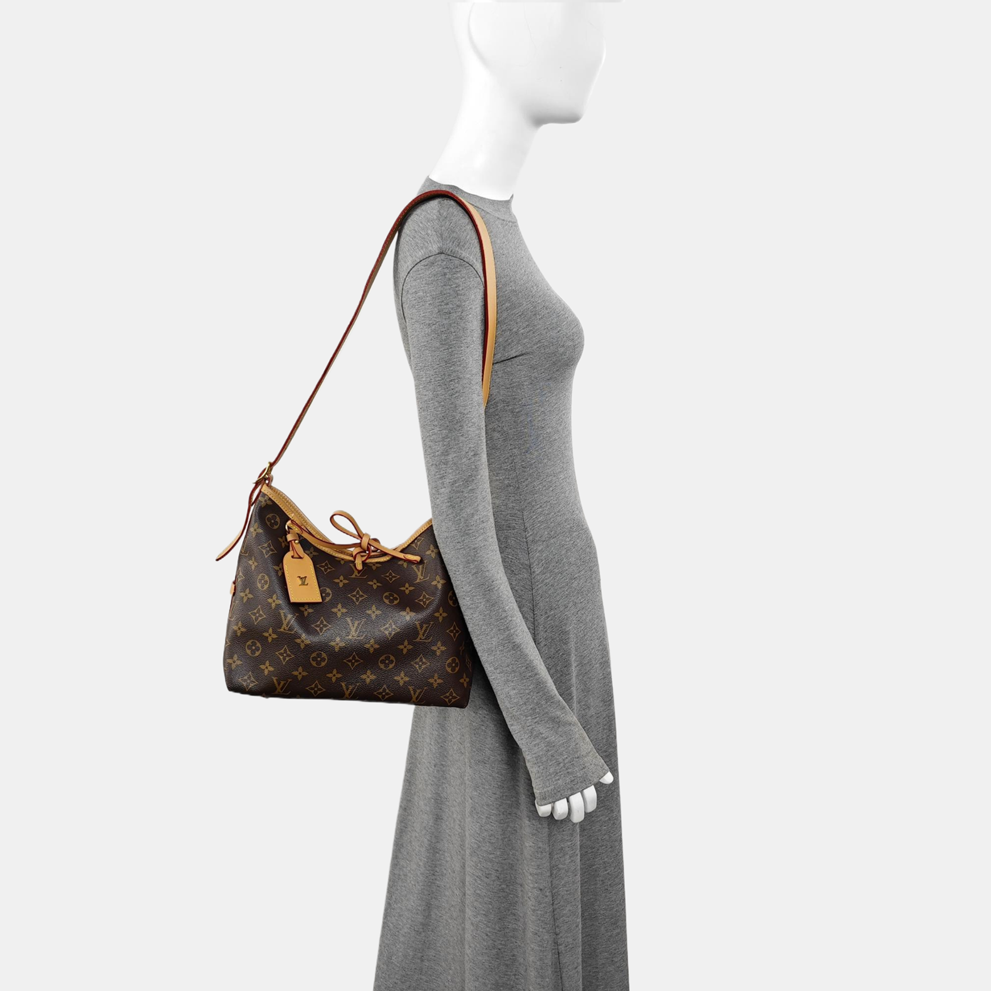 CARRYALL PM Monogram Coated Canvas Brown