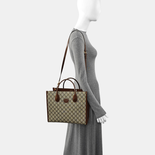 Retro Small Monogram Coated Canvas Brown
