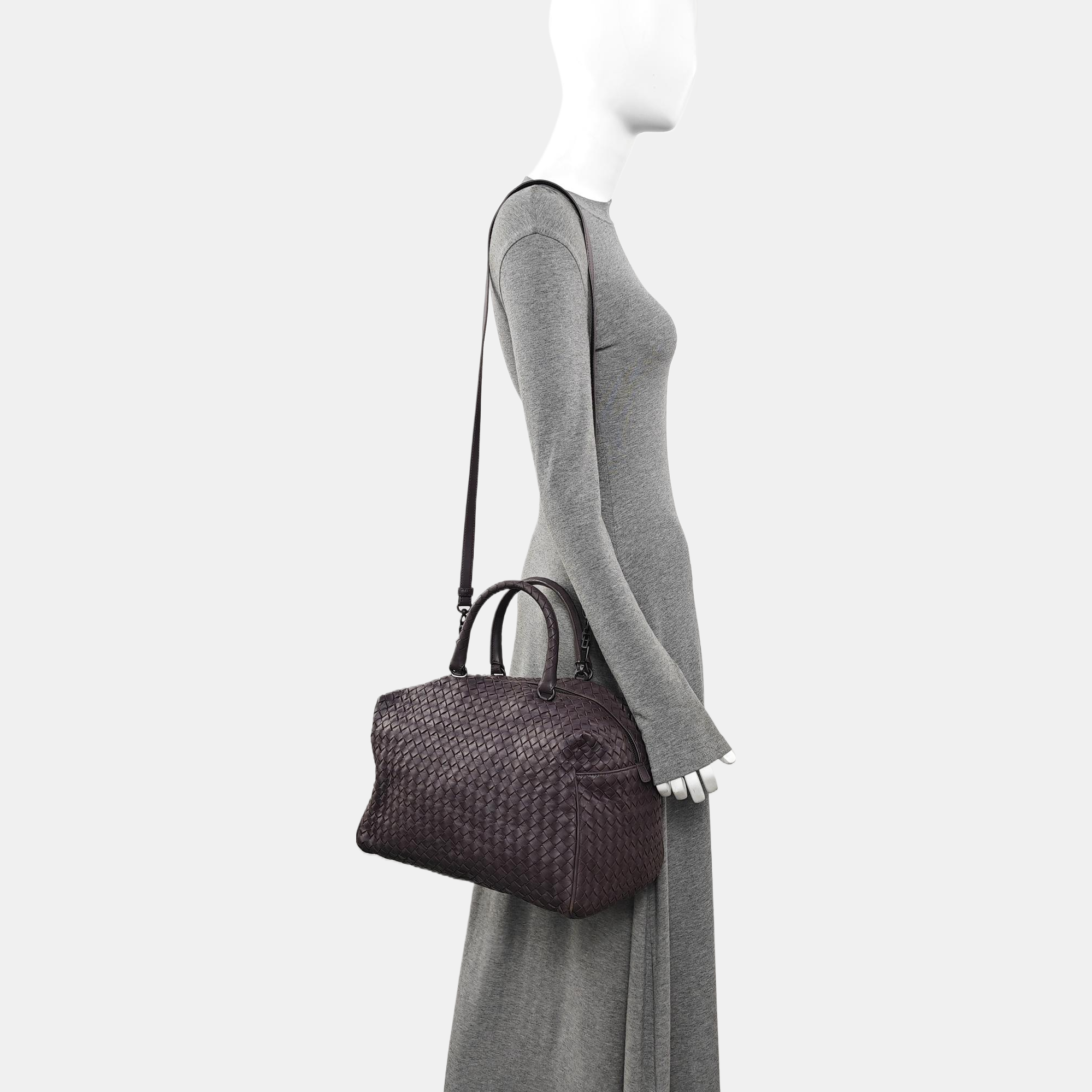 Lambskin Shoulder Bag Purple