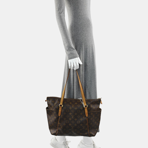 TOTALLY Monogram Coated Canvas Brown