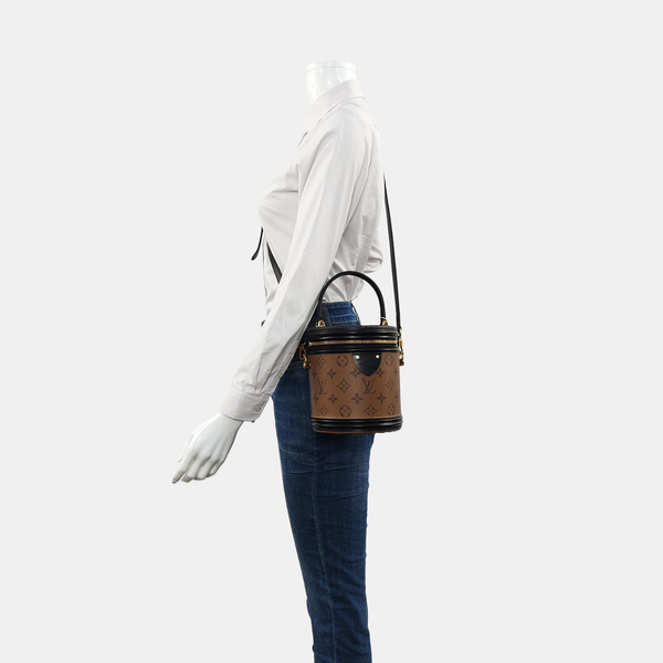 CANNES PM Monogram Coated Canvas Brown