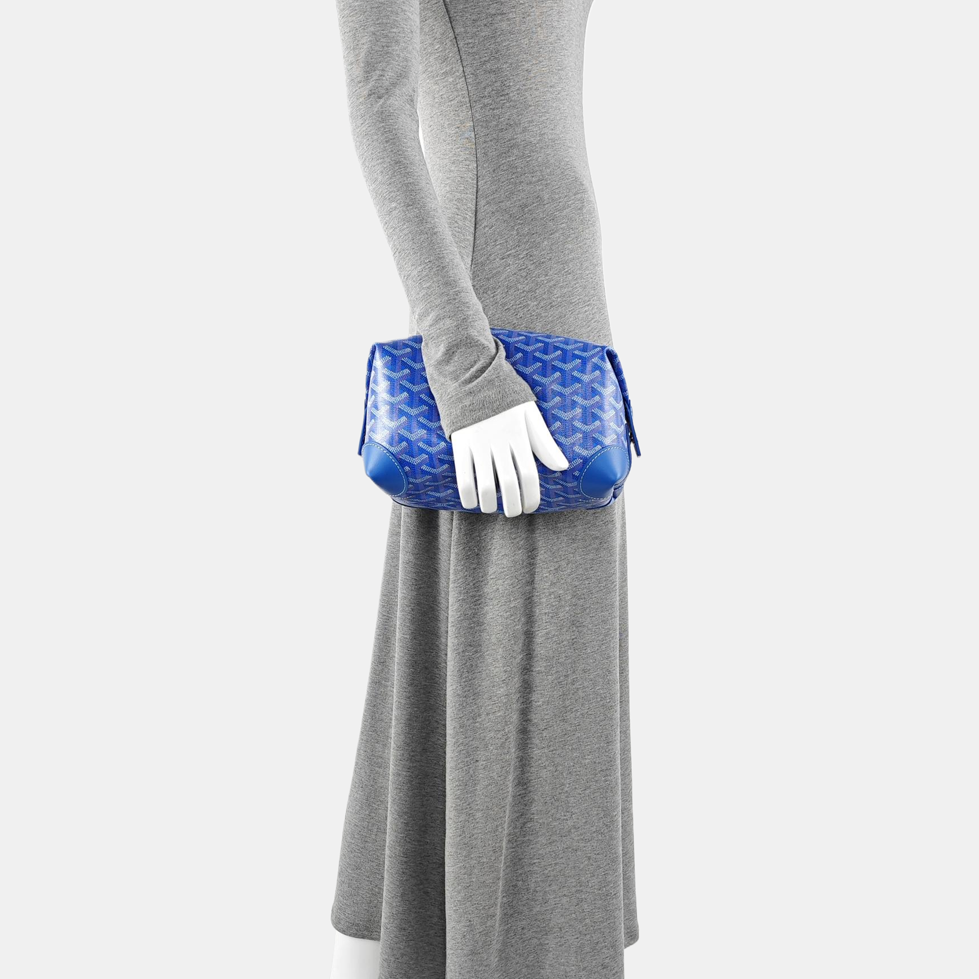 Canvas Clutch Blue