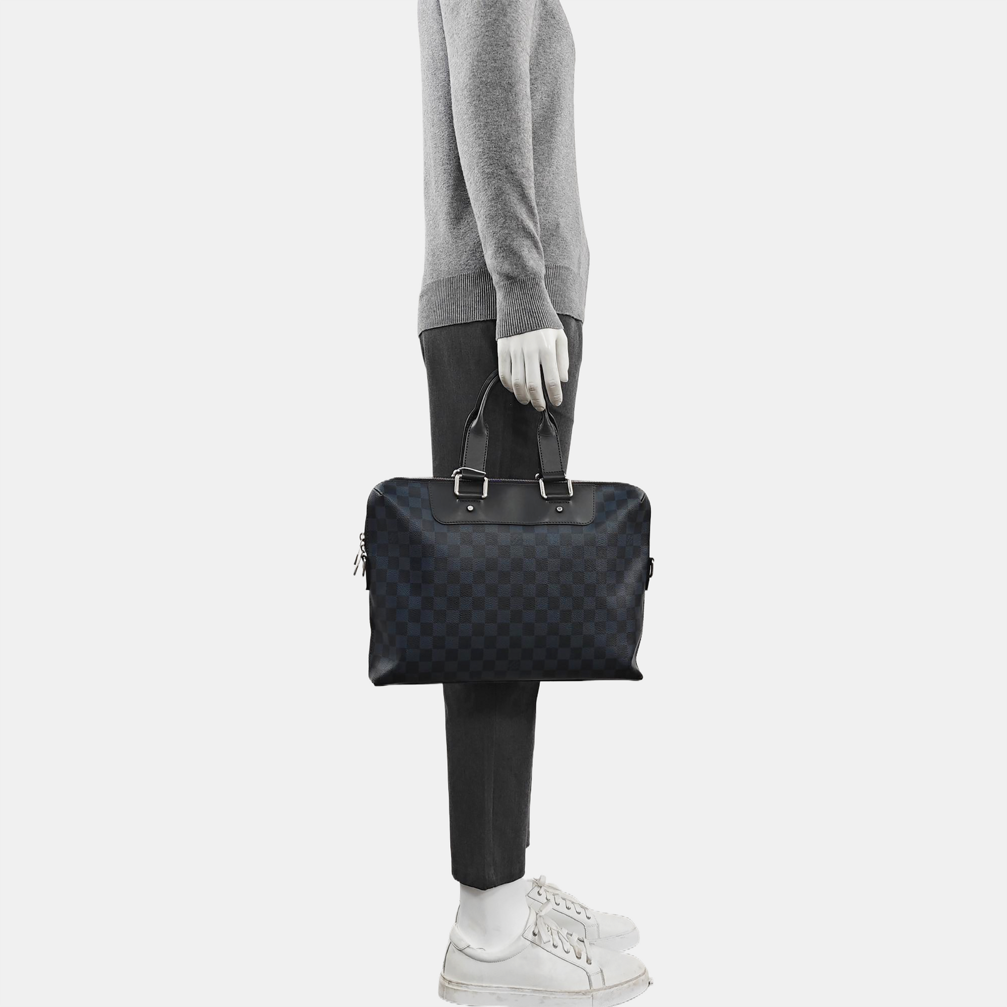 JOUR Damier Coated Canvas Blue