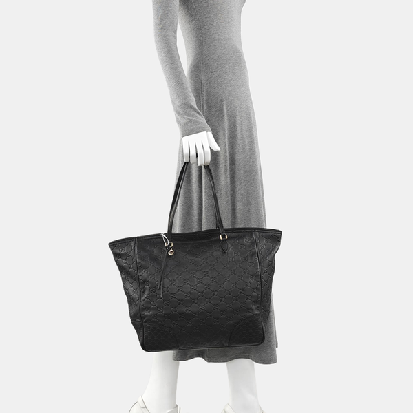 Microguccissima Monogram Calfskin Black