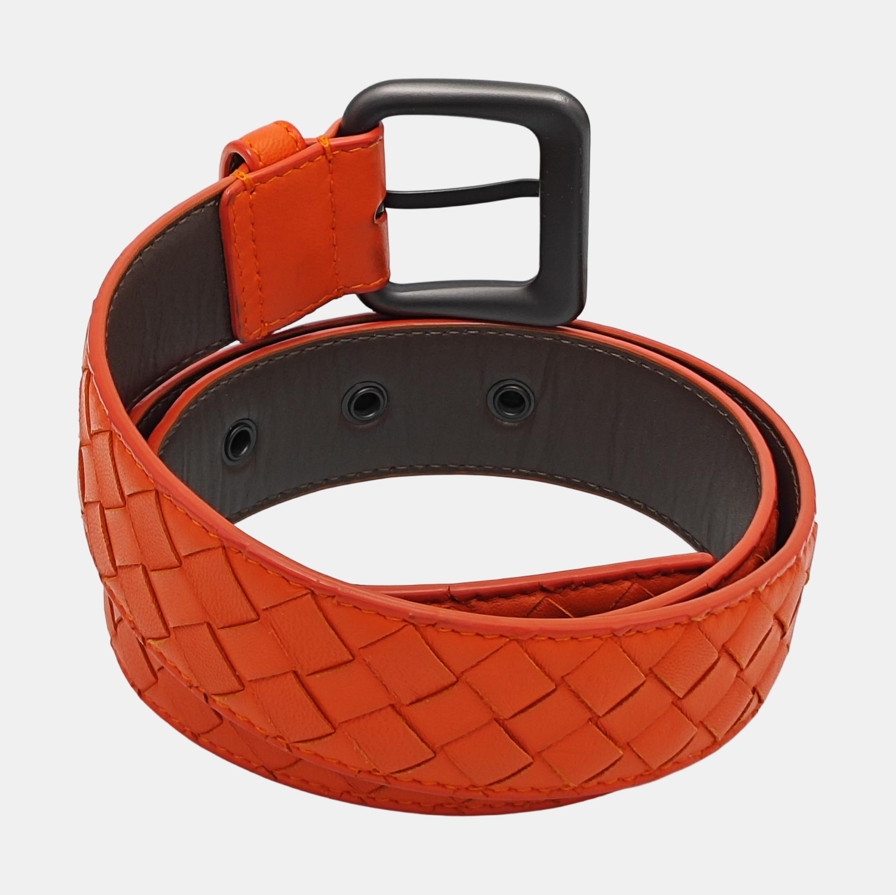 Leather Belt Orange