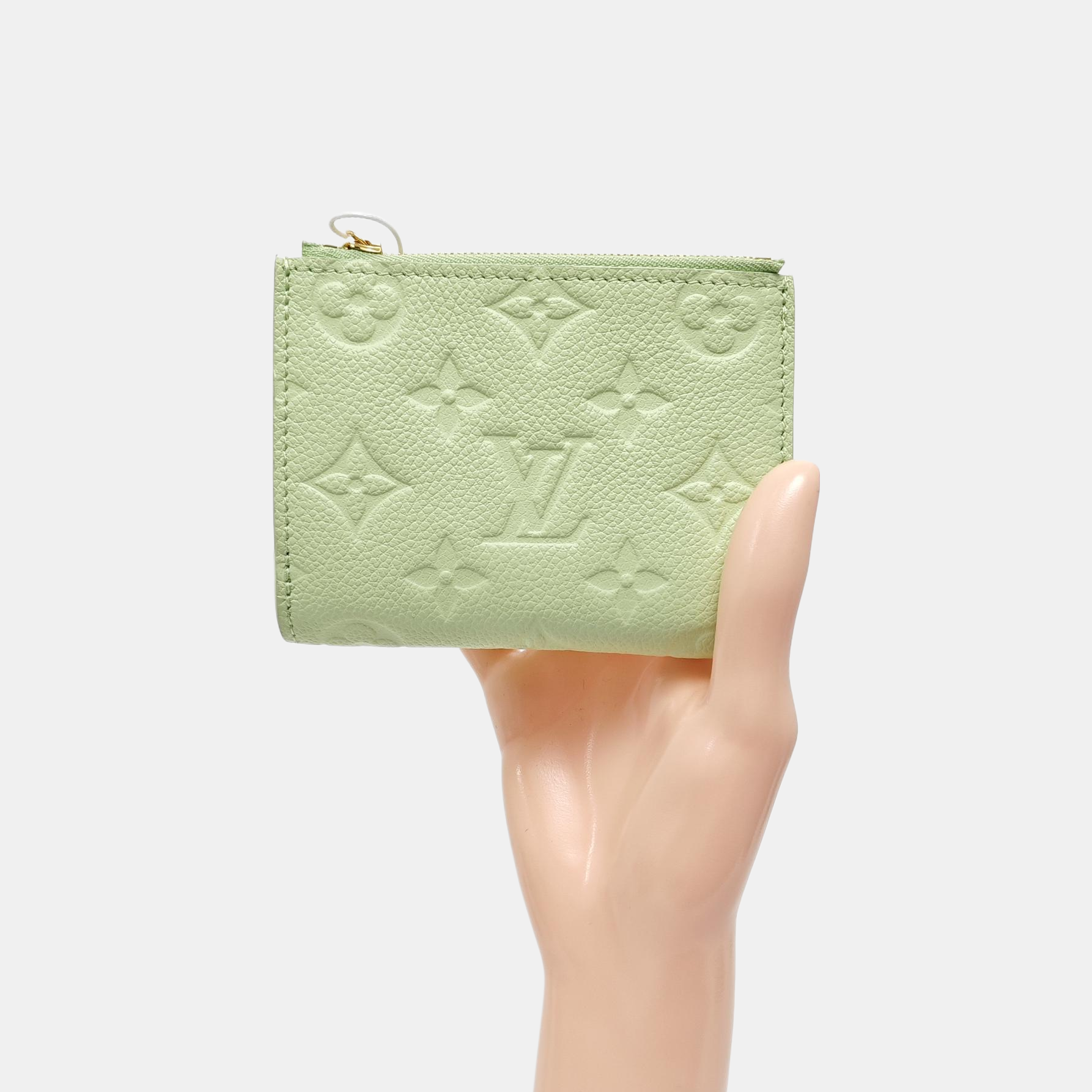 Monogram Calfskin Wallet Green