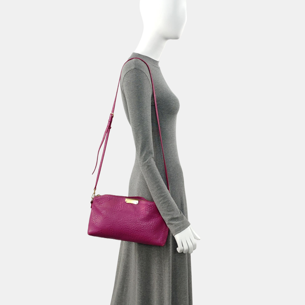 Calfskin Shoulder Bag Red