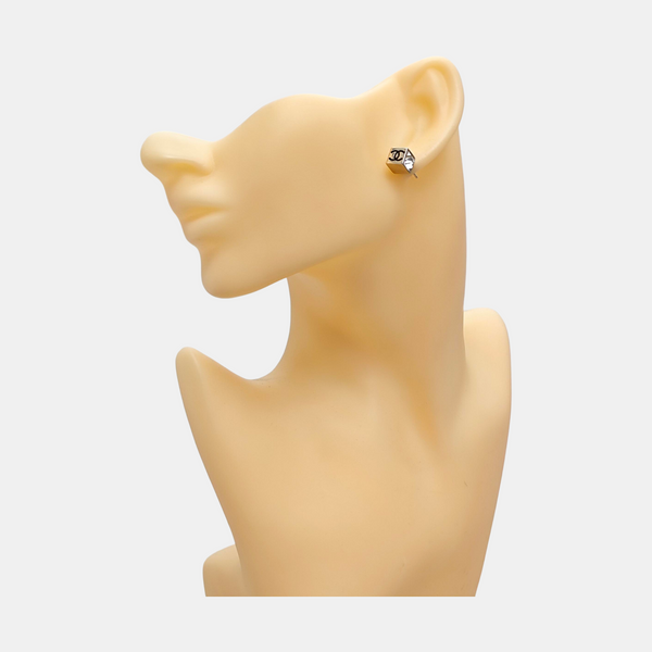 Metal Gold Stud Earrings