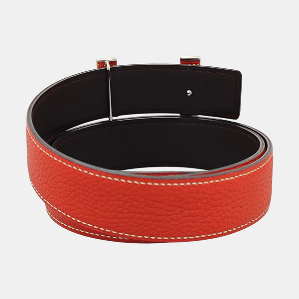 Leather Belt Red