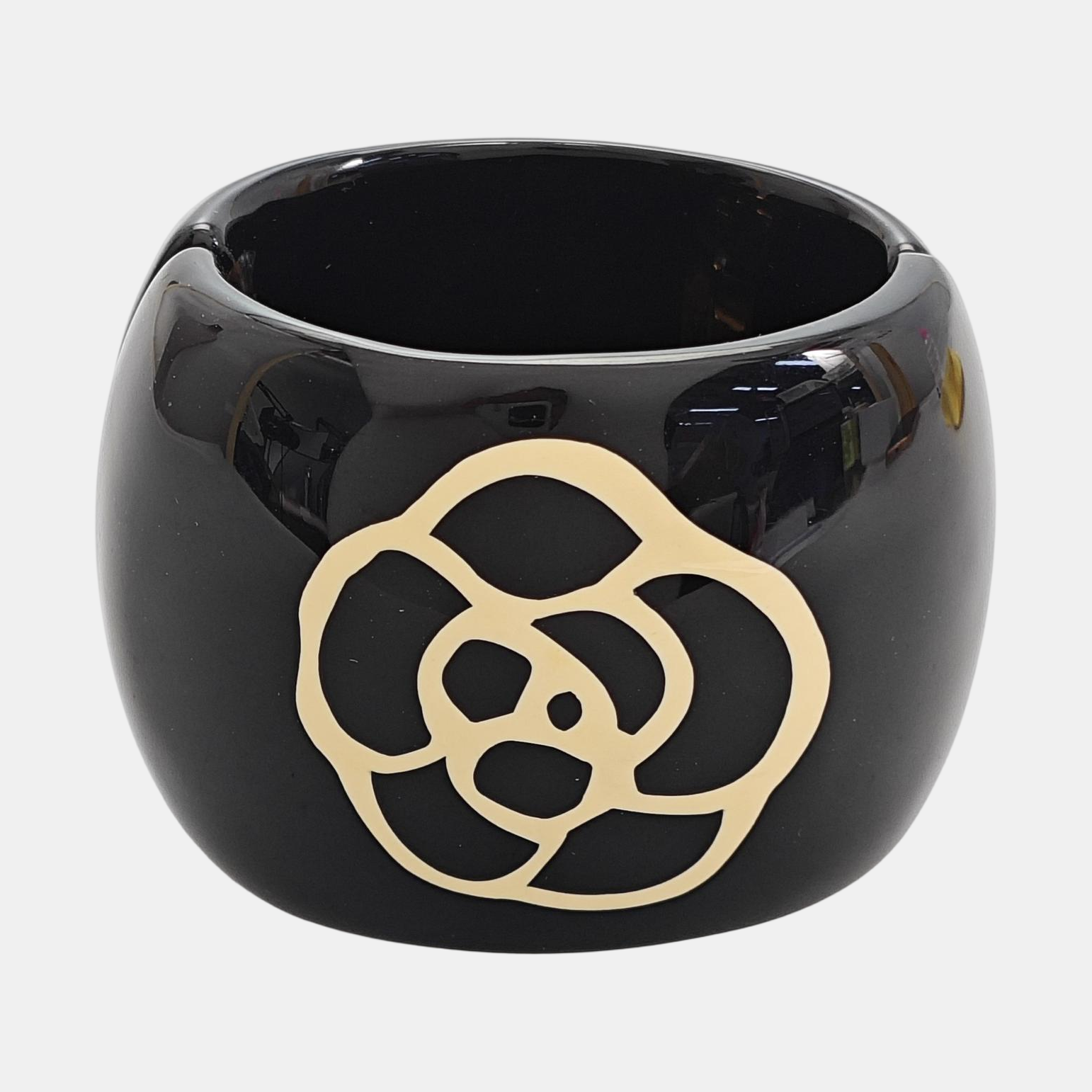 Synthetic Material Black Bangle