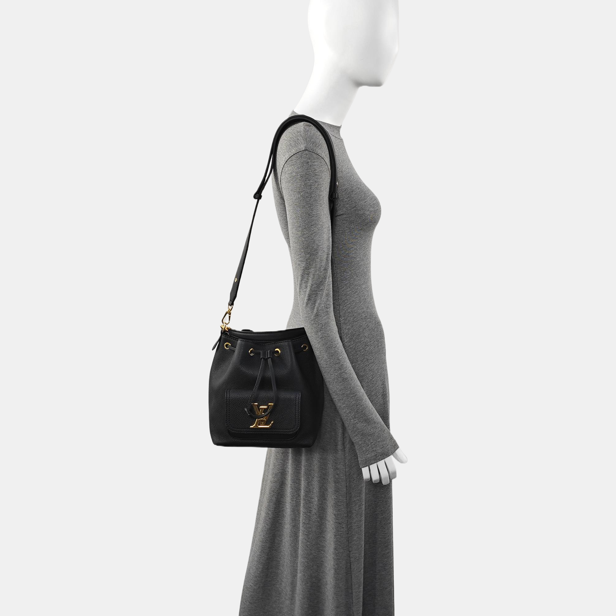 LOCKME BB Calfskin Black