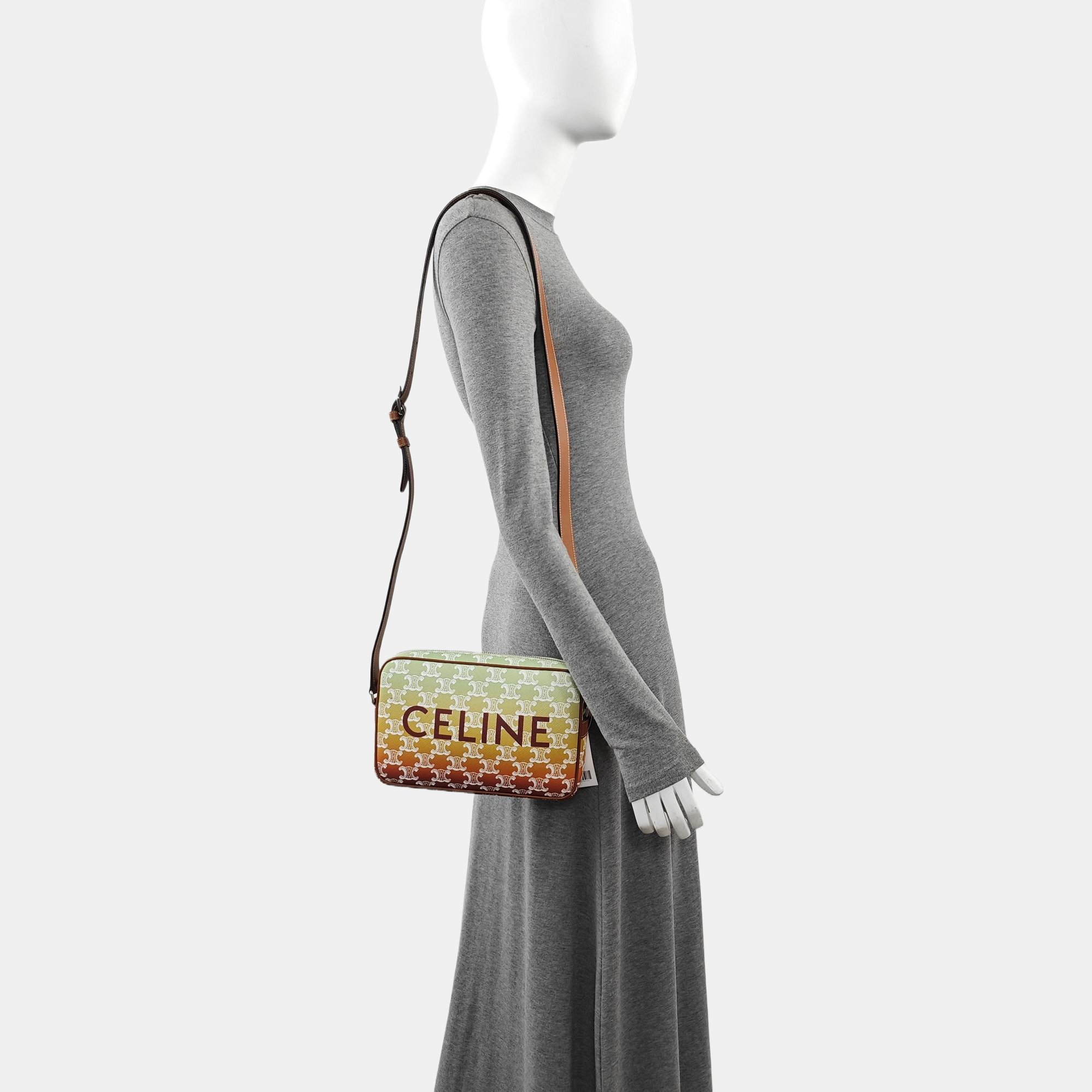 Coated Canvas Crossbody Bag Medium Multicolor