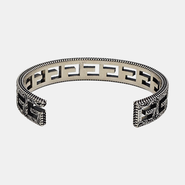 Double G 925 Sterling Silver Bangle