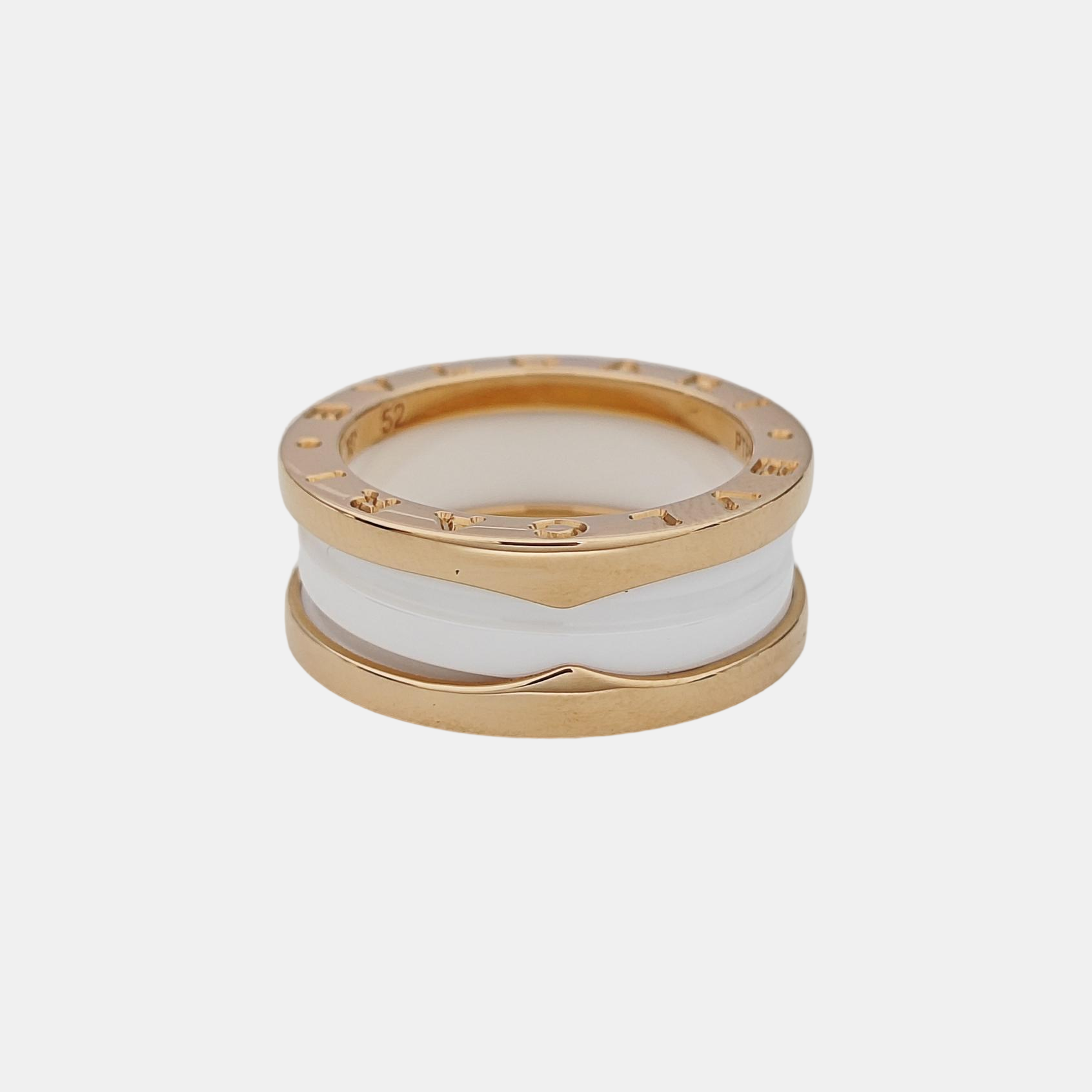 B.ZERO1 18k Rose Gold Ring EU 52