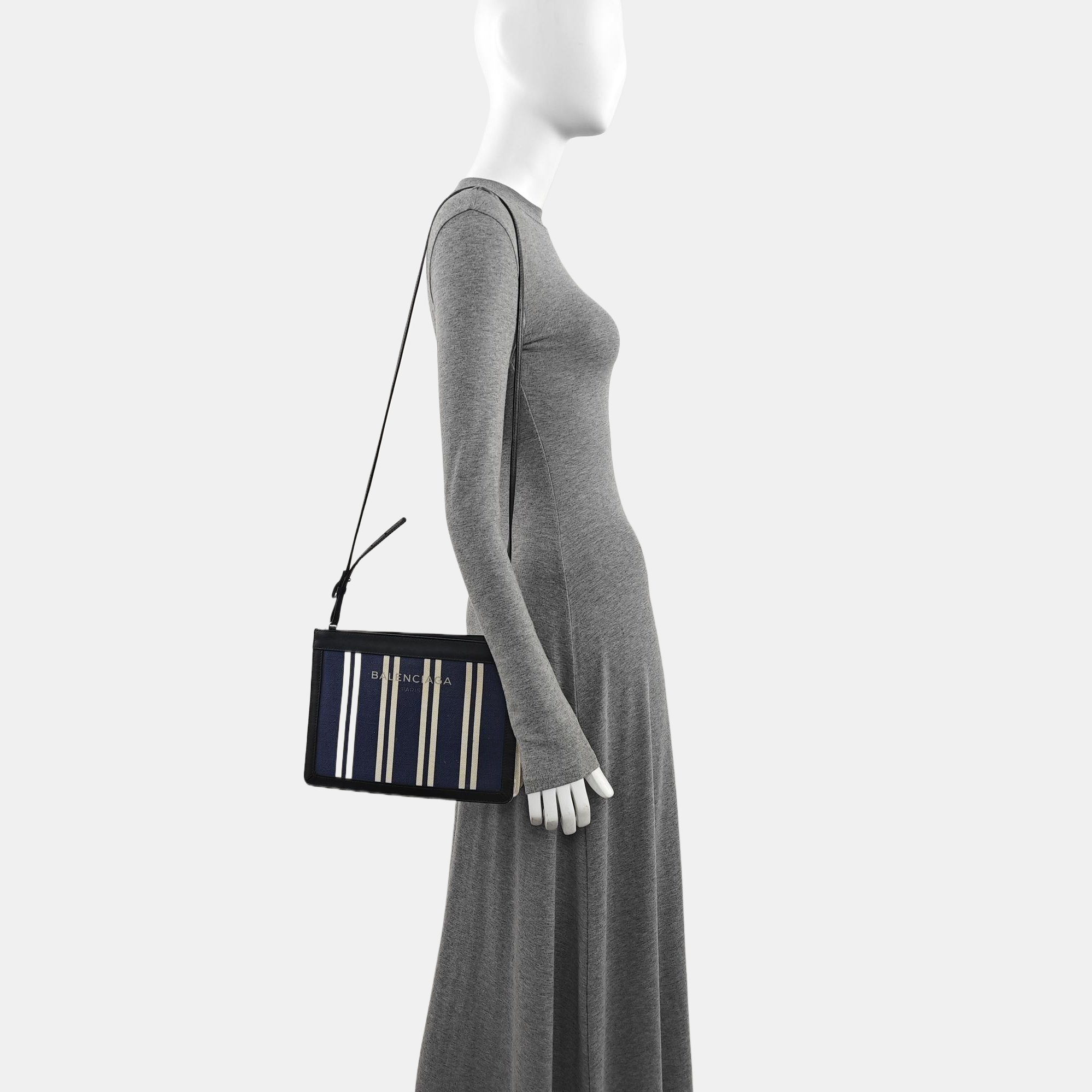 Pochette Medium Canvas Blue