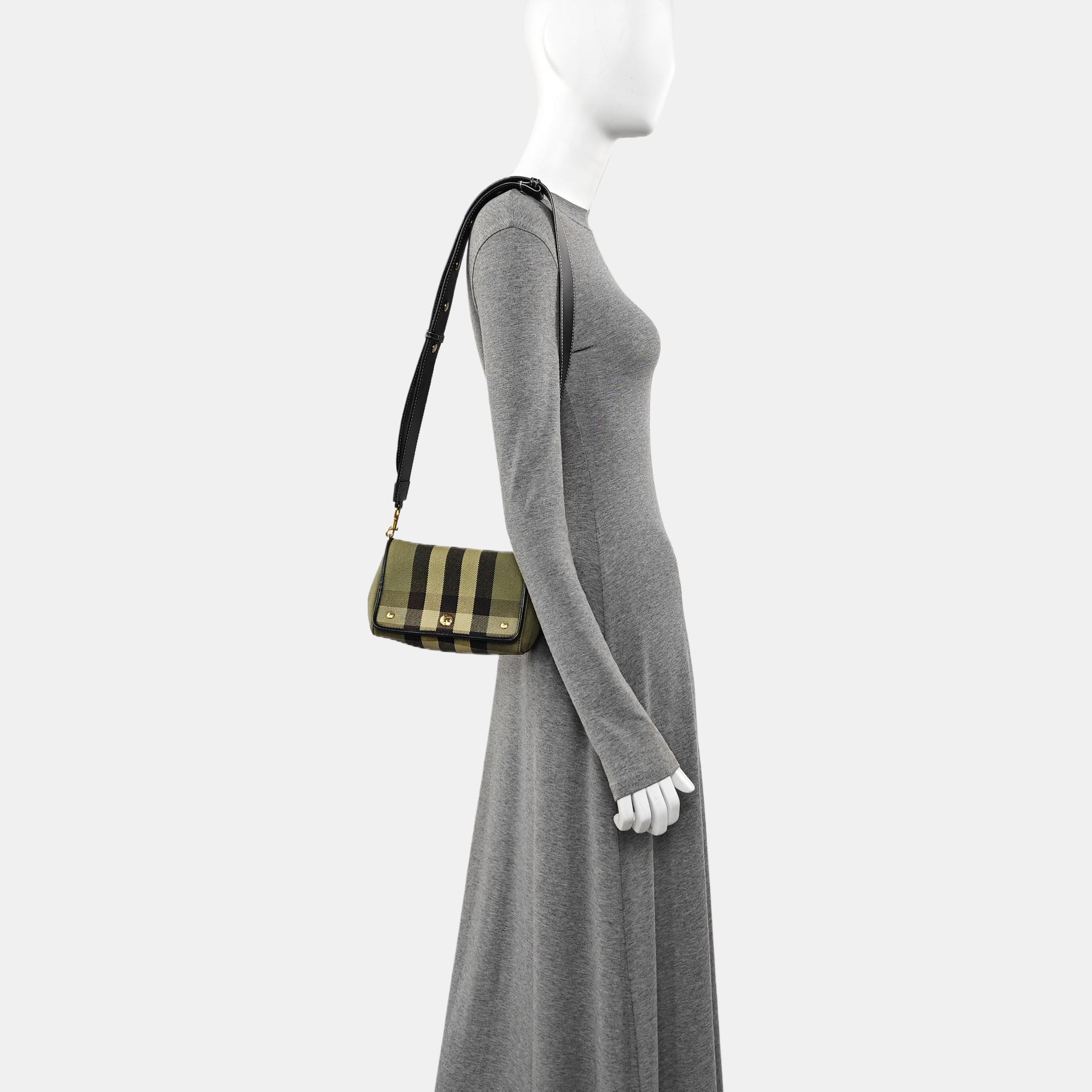 Crossbody Bag Small Canvas Green