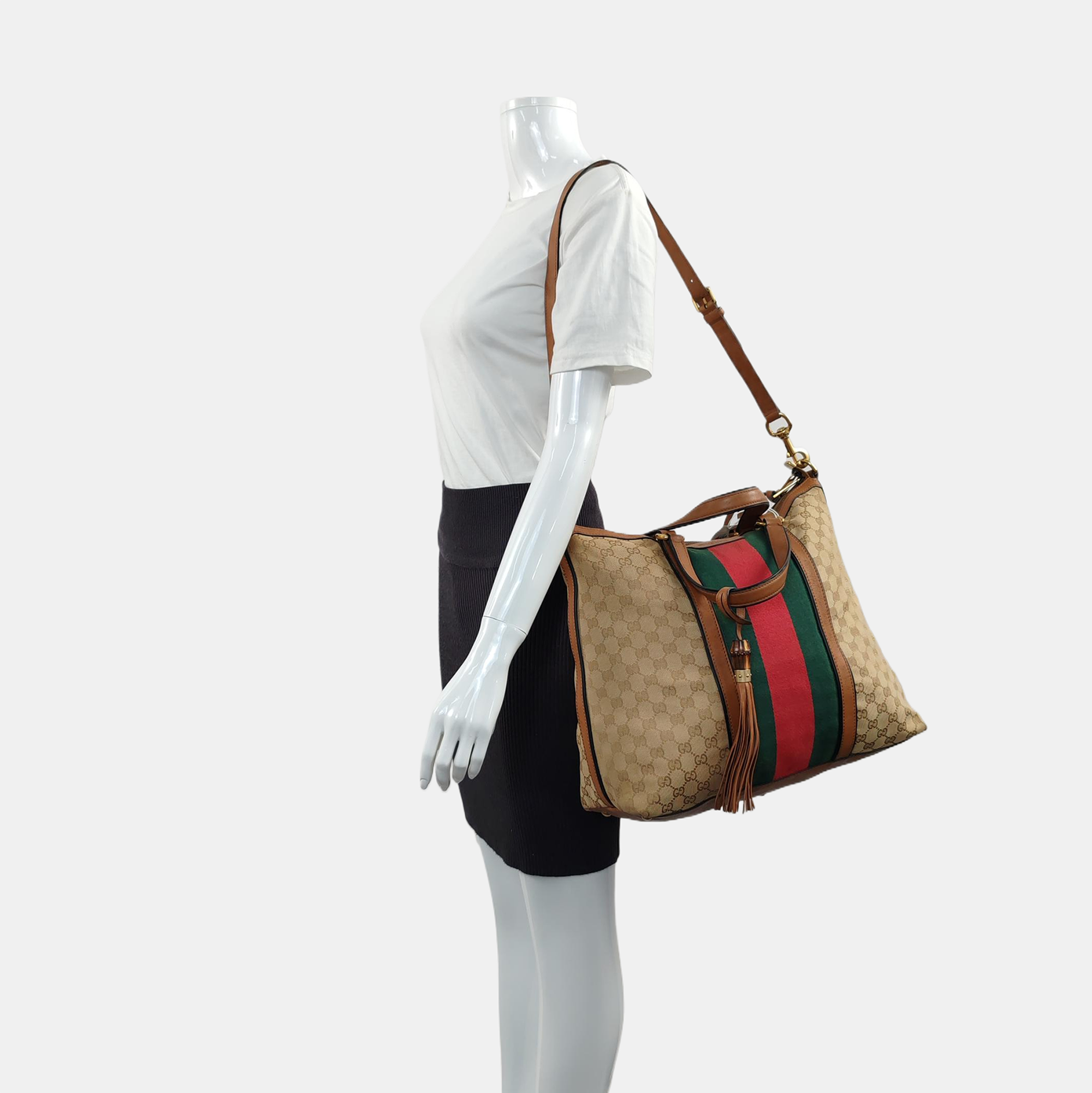 Rania Monogram Canvas Beige