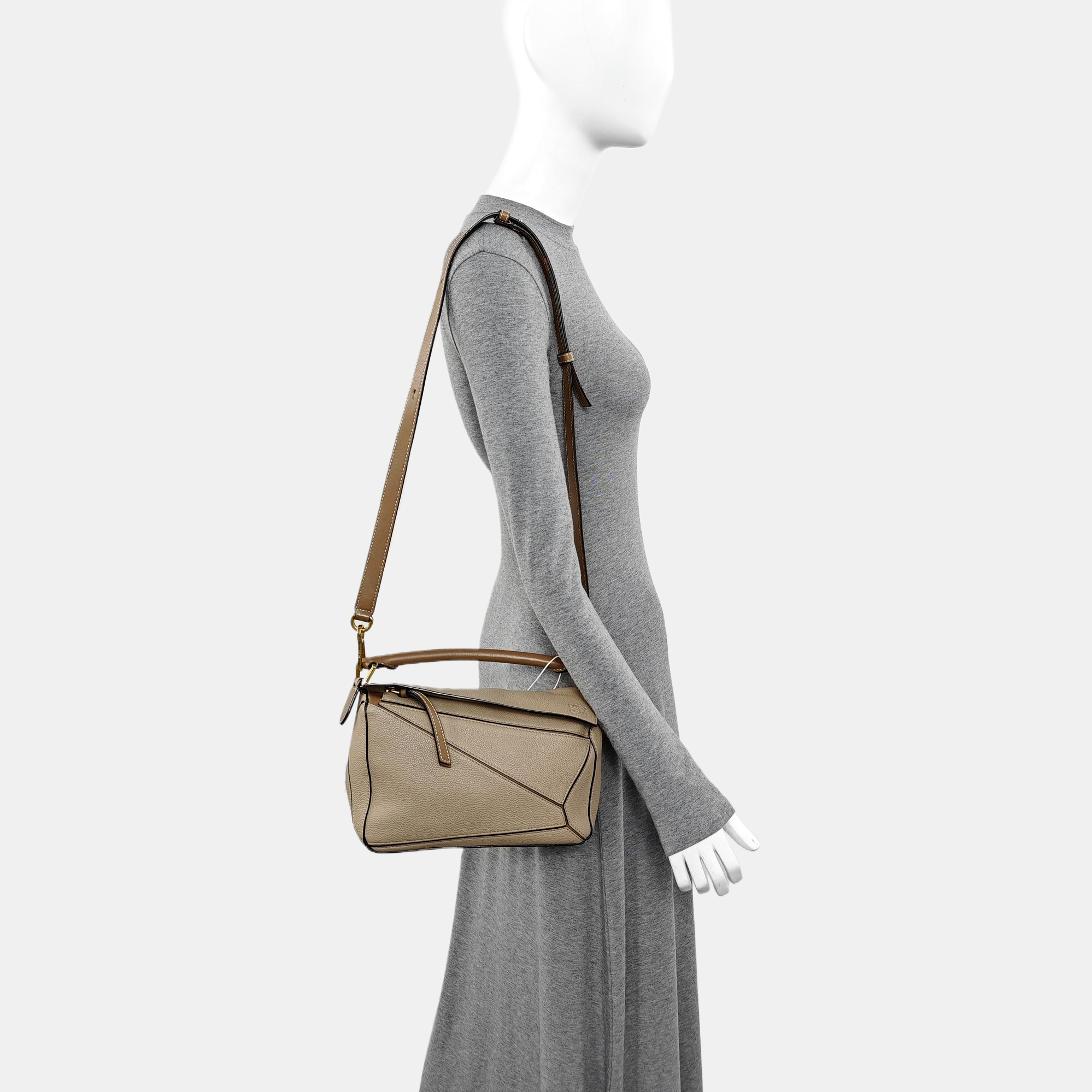 Puzzle Small Calfskin Gray